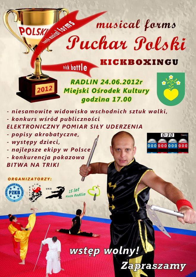 Puchar Polski w Kickboxingu w niedzielę w Radlinie, 